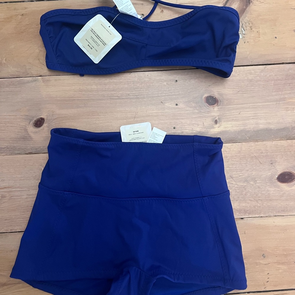 Blue Bikini Set - shorts